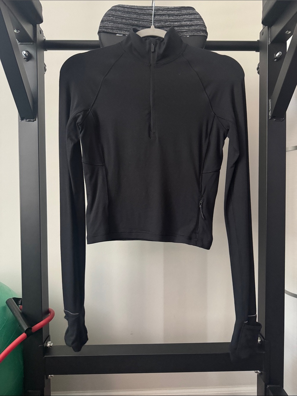 lululemon athletica Black Long-Sleeve Half-Zip Performance Pullover